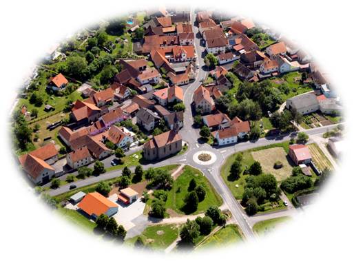 Luftbild von Burghausen