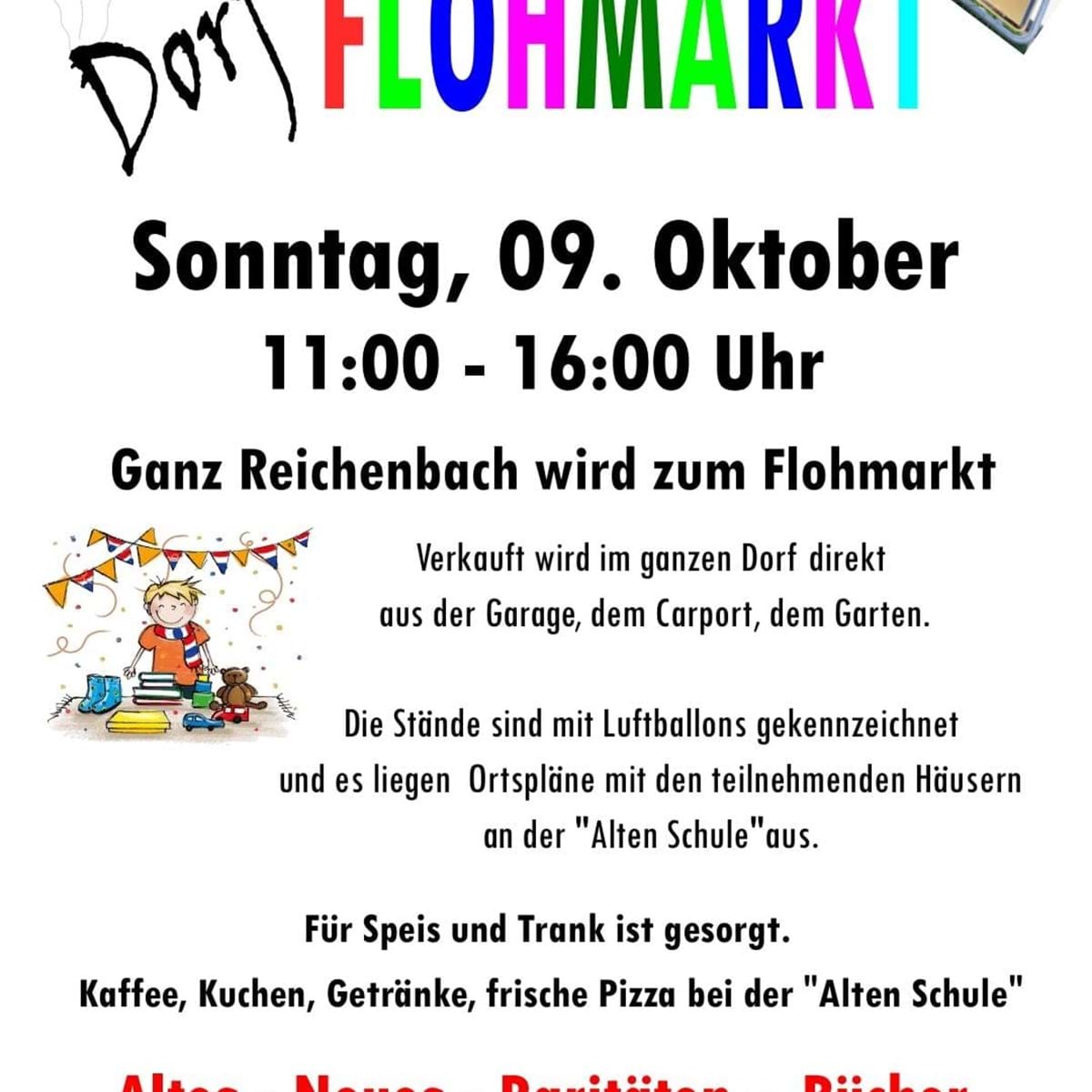 Reichenbacher Dorfflohmarkt