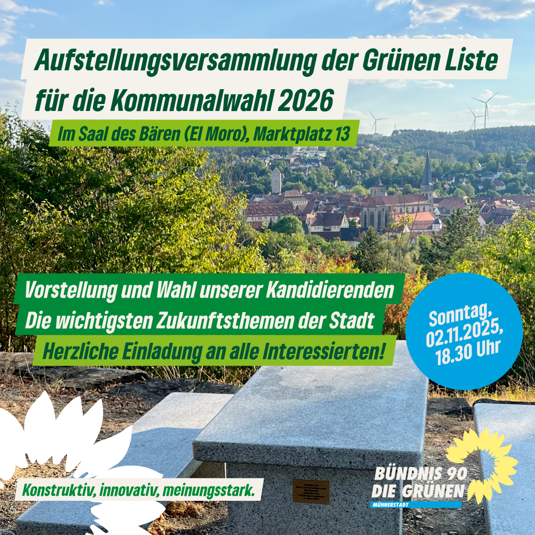 Leider haben wir keinen Titel zu diesem Bild. Wir arbeiten daran und bitten um Ihr Verständnis. Aufstellungsversammlung der Grünen für die Kommunalwahl