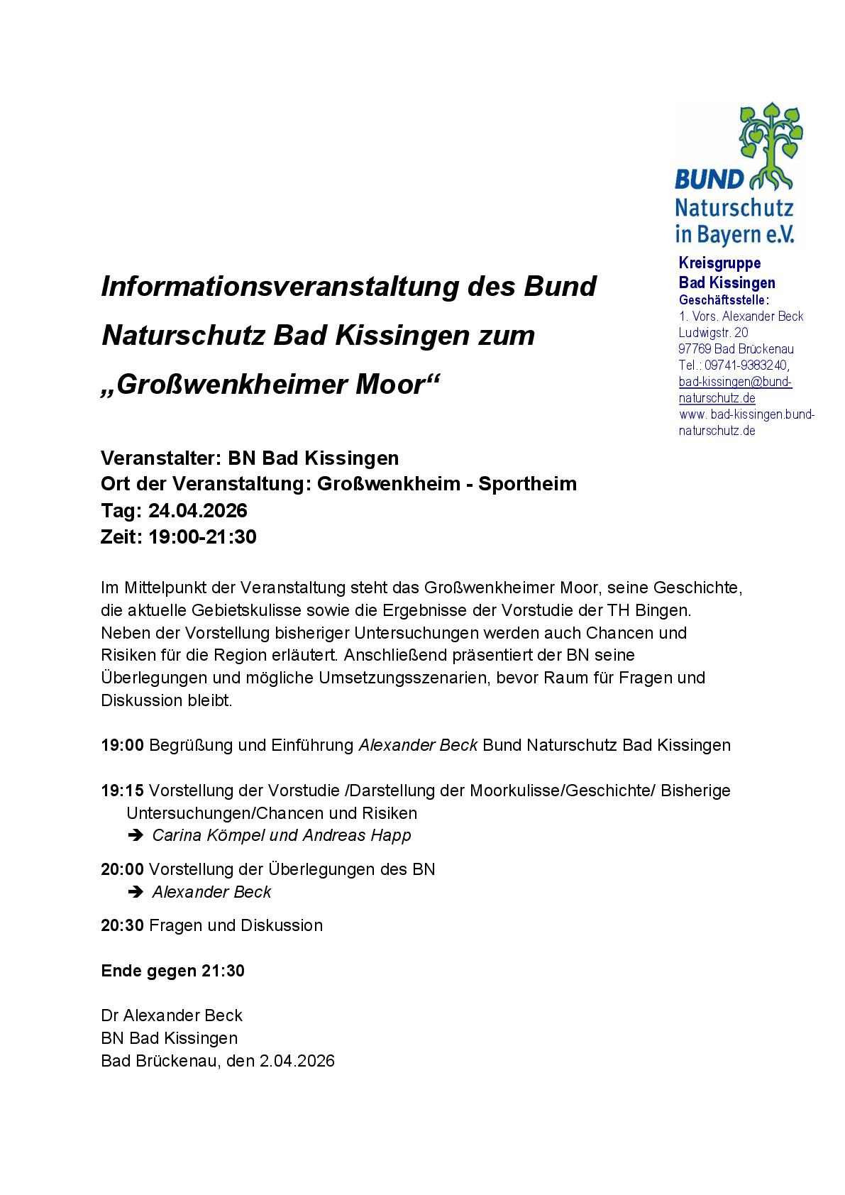 „Großwenkheimer Moor“