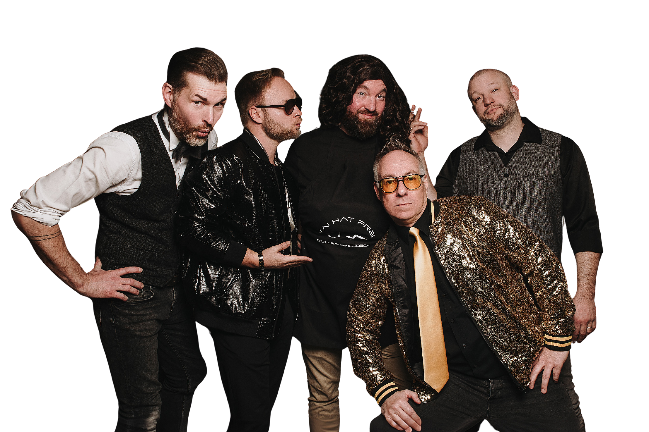 Kai hat frei mit Wirtin Rosi – Rockband Pressefoto