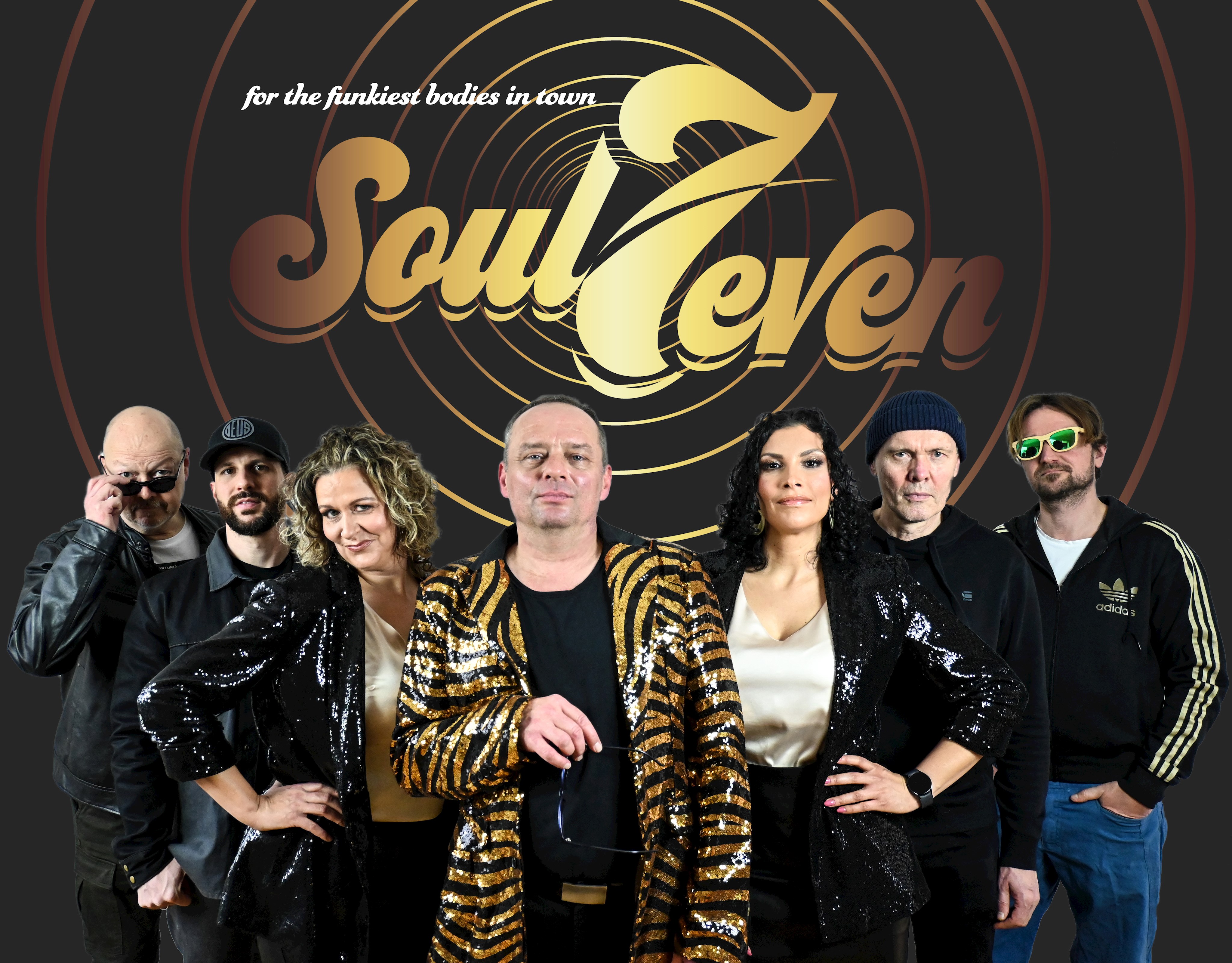 Die Band Soul7even – Soul und Funk live auf der Bühne