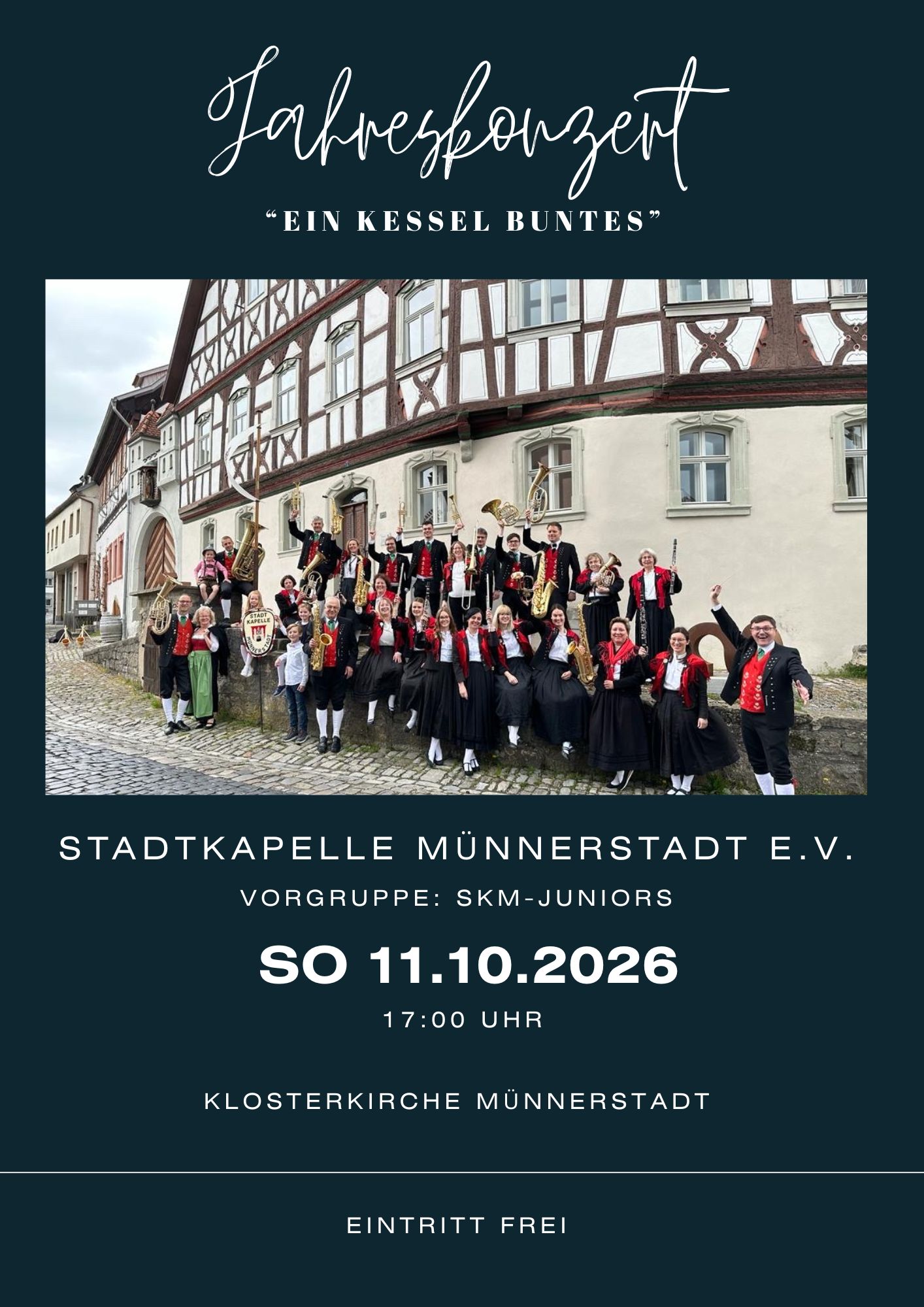 Jahreskonzert 2026 der Stadtkapelle Münnerstadt e.V.